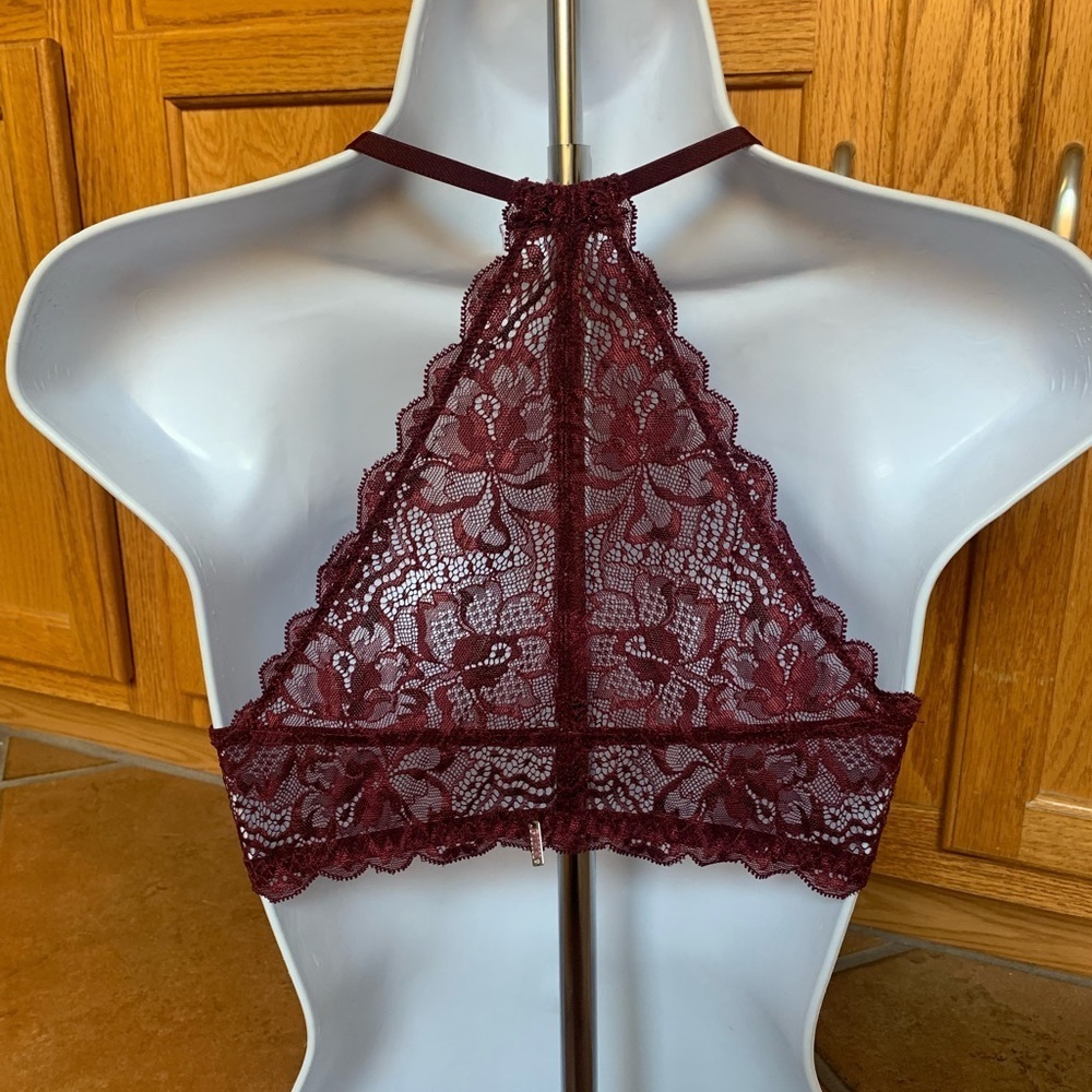 Burgandy Victoria secret Razorback bra - Picture 2 of 2